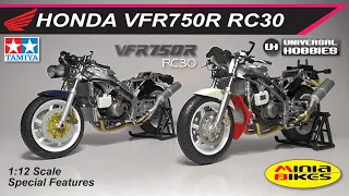 EP276 | HONDA VFR750R RC30 (1989 -1990) | UNIVERSAL HOBBIES VS TAMIYA | 1:12 SCALE | COMPARISON