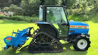 ISEKI GEAS 25S Half Track Crawler Compact Tractor & Rotavaor