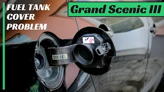 How to fix a Gas Tank that won't open  - Renault GRAND SCENIC 3