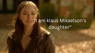 hope claiming that she is klaus Mikaelson's daughter for 1 minute straight