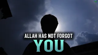 ALLAH HAS NOT FORGOT YOU