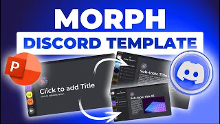 Discord-Inspired PPT Template using Morph Transition (Download link) | PowerPoint Tutorials