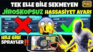 TÜM CİHAZLARA UYGUN JİROSKOPSUZ HASSASİYET AYARI NASIL YAPILIR? | SEKMEME GARANTİLİ! #shorts #pubgm