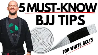 5 BJJ White Belt Tips - Beginning BJJ Mindset and Goals | Chris Matakas