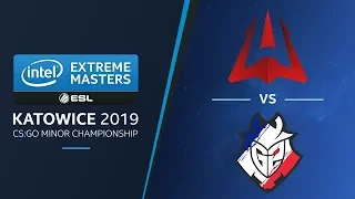 CS:GO - G2 vs Avangar [Overpass] Swiss R3 - Challengers Stage - IEM Katowice 2019