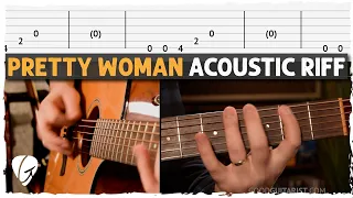 The COOLEST Riff for ACOUSTIC Guitar! Pretty Woman by Roy Orbison