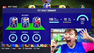 I GOT A 190 FUT DRAFT!! *WORLD RECORD* (FIFA 21)