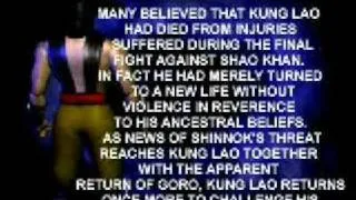 Mortal Kombat Gold Bio - Kung Lao