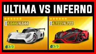 Asphalt 9 Ultima RS vs Inferno