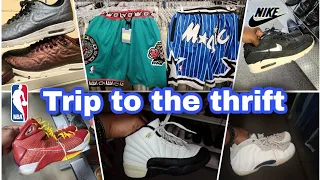 Trip to the thrift x Ross Finds EP 69:  Nike Foamposite, Airmax 1, Just Don NBA shorts and more