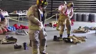 Rapid Dress at NC Skills USA State Firefighting Competition 2014 Time 18:44 seconds