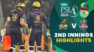 2nd Innings Highlights | Peshawar Zalmi vs Quetta Gladiators | Match 25 | HBL PSL 8 | MI2T