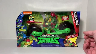 Rise of the Teenage Mutant Ninja Turtles TMNT Shell Hog With Raphael Figure Review Playmates Toys