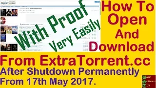 How To Open And Download From ExtraTorrent Site After Shutdown - Comp Tech World