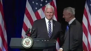 Pence says 'time has come' to create US Space Force