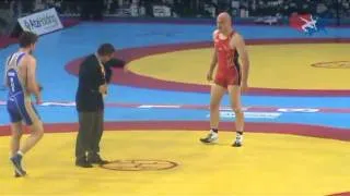 2011 Worlds Freestyle 84kg Bronze - Albert Satirov (RUS) vs. Cael Sanderson (USA)