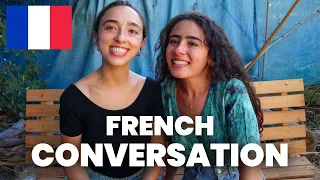 Conversation in FRENCH with my little sister! (English subtitles)