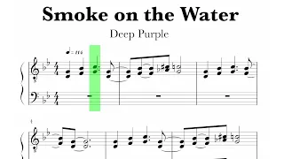 Deep Purple - Smoke on the Water Sheet Music