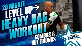 20 Minute Level Up Heavy Bag HIIT Workout