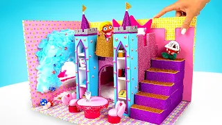 DIY House For Princess Peach From Cardboard 🏰