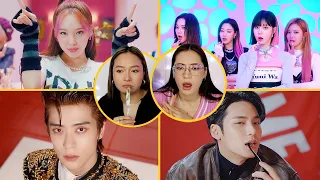 MY SISTER REACTS TO TWICE, AESPA, SEVENTEEN, NCT127 + SEOULBOX GIVEAWAY