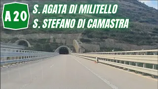 AUTOSTRADA A20 MESSINA-PALERMO | SANT'AGATA DI MILITELLO - SANTO STEFANO DI CAMASTRA
