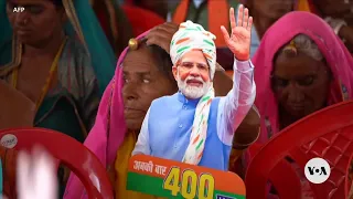 In India’s election, Modi flags development, while opposition says democracy ‘at risk’ | VOANews