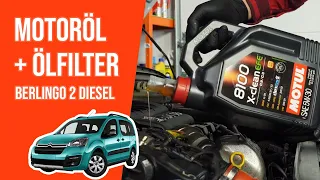 Wie Berlingo 2 1.6 HDI Motoröl und Ölfilter wechseln 🛢