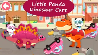 Little Panda Dinosaur Care - Let's summon Dinosaurs and Save the Destroyed Planet! | BabyBus Games