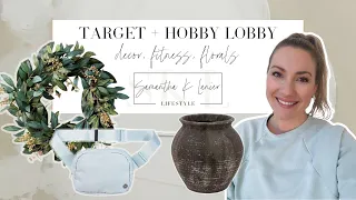 Target + Hobby Lobby | Decor, Fitness Pieces, Faux Florals, Vessels |Samantha K Lanier