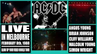 AC/DC Highway To Hell LIVE: Melbourne Australia, February 8th, 1988 HD