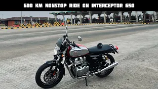 Solo Ride On Interceptor 650 | 600 Km Nonstop 🚀