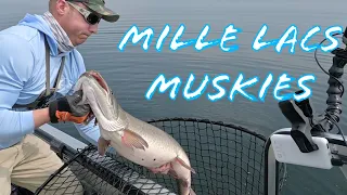 FISHING MILLE LACS for GIANT MUSKIES!