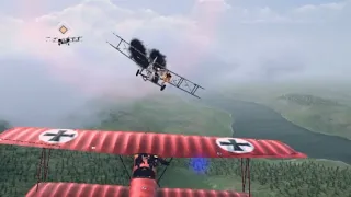 Red Baron-Sabaton music video with WW1 sky aces gameplay remastered