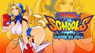 Rival Schools: United by Fate - Arcade Mode Gameplay (4K, DuckStation)