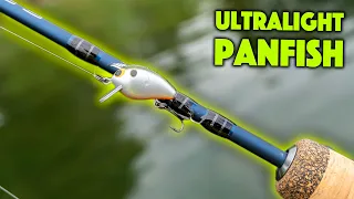 Ultralight Fishing For PANFISH With Burly Fishing!