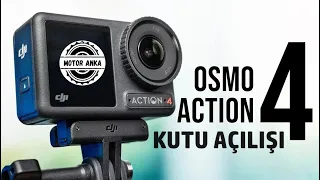 DJI OSMO ACTION 4 ADVENTURE COMBO KUTU AÇILIŞI