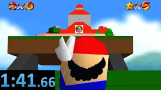 So I got the record in LEGO Mario 64...