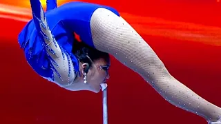 The Marinelli bend is one of the most extreme contortion positions - the record with an incredible