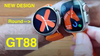 Look! It’s a ROUND version of an "Apple Watch Ultra" Shaped smartwatch MISIRUN GT88: Unbox& 1st Look