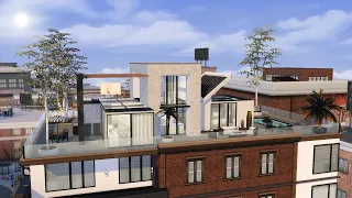 Loft Penthouse • The Sims 4 • No CC | Stop Motion