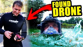 Expensive Mistake Discovered at Bottom of High Crime River! ( Found DRONE & GoPro w/ LOST Footage)