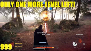 Only 1 level left for Vader! Level 999! - Star Wars Battlefront 2