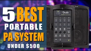 Best Portable PA Systems Under 500 | Great for Car | Truck | Acoustic Guitar and Vocals | Karaoke