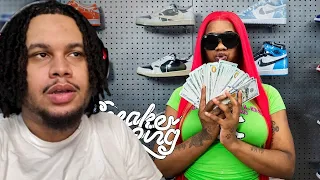 She wears sneakers? Sexyy Red Goes Sneaker Shopping With Complex | Reaction