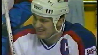 Winnipeg Jets vs Washington Capitols excerpt January 10, 1990 CKY (VHS)