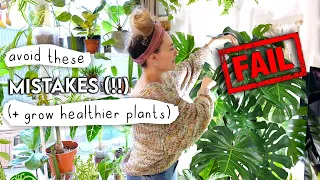 I Wish I'd Known This Sooner... MISTAKES TO AVOID When Keeping Houseplants Happy 🌱