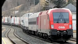 Austrian Trains: Brenner Pass, 26-27Jan20