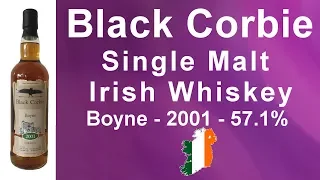 Black Corbie Single Malt Irish Whiskey Boyne distilled in 2001 - 57.1% review #101 from WhiskyJason