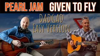 How to Play "Given To Fly" by Pearl Jam in DADGAD tuning | Easy Acoustic Guitar Lesson